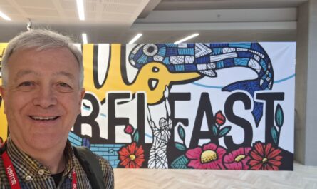 Toni at Ulster University Belfast Campus